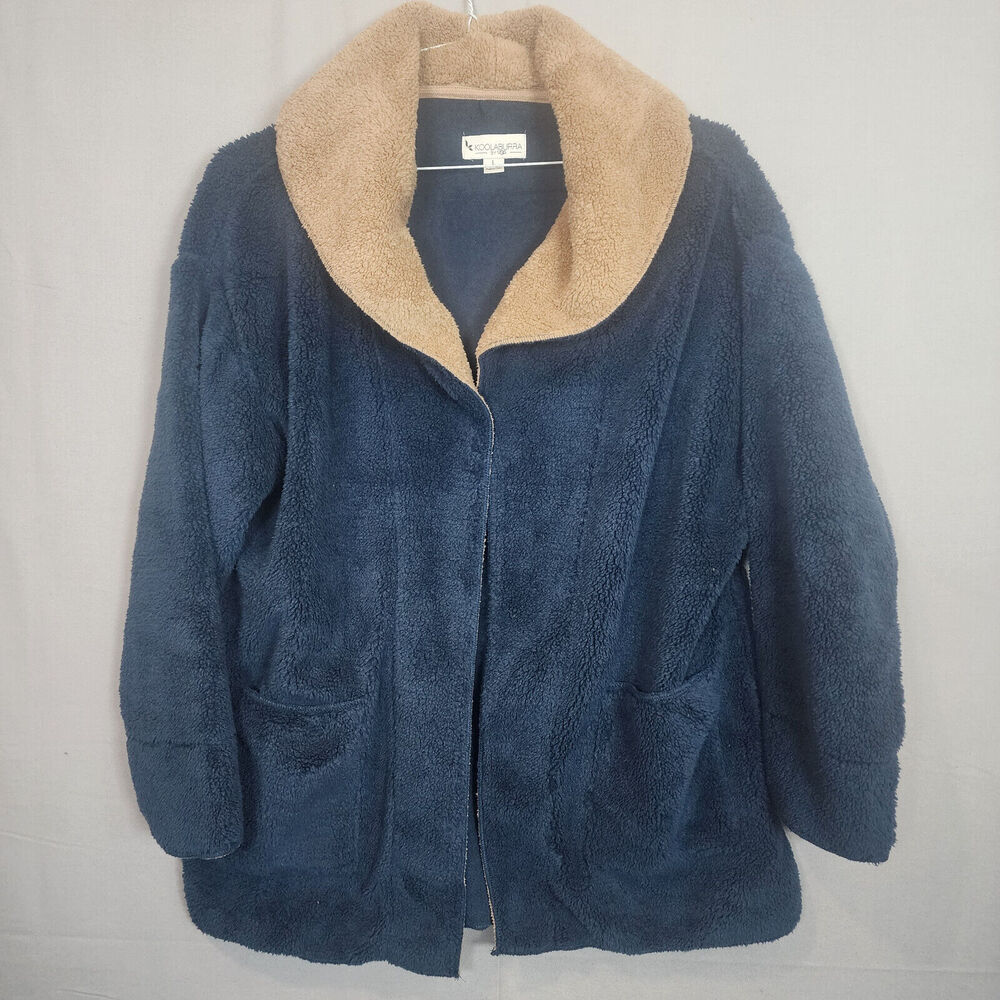 Koolaburra Navy and Tan Women's Cardigan